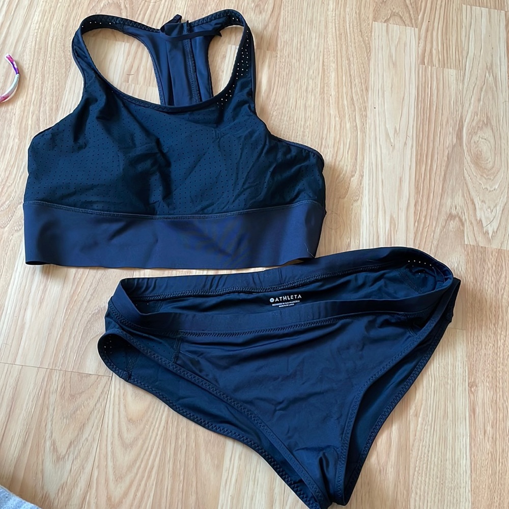 Black athleta bikini